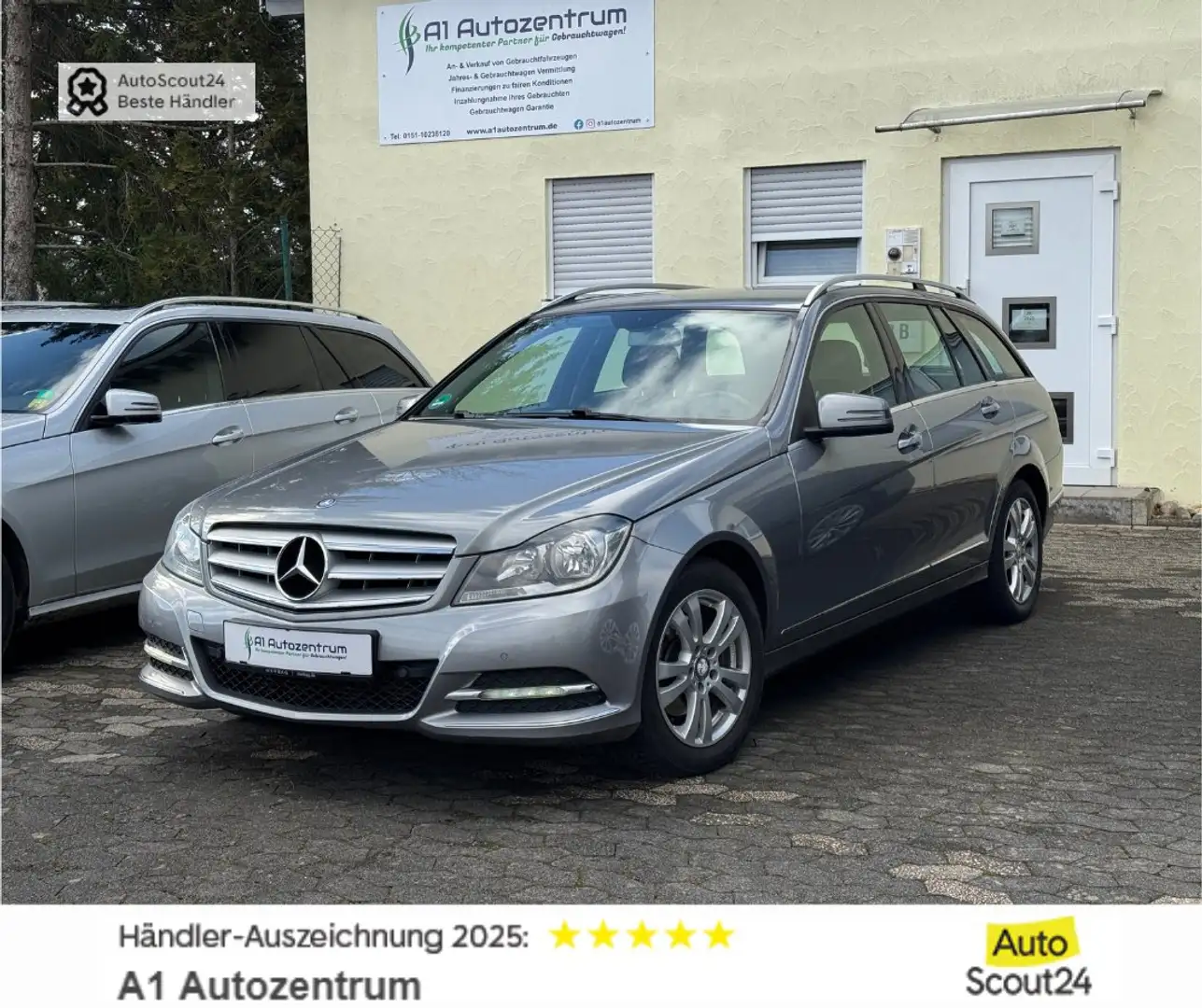 Mercedes-Benz C 200 T 2.1L CDI DPF BlueEF. Avantgarde Navi SHZ AHK Grau - 1