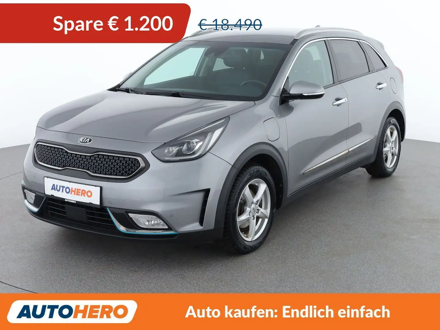 Kia Niro 1.6 Plug-in Hybrid Platin Grau - 1