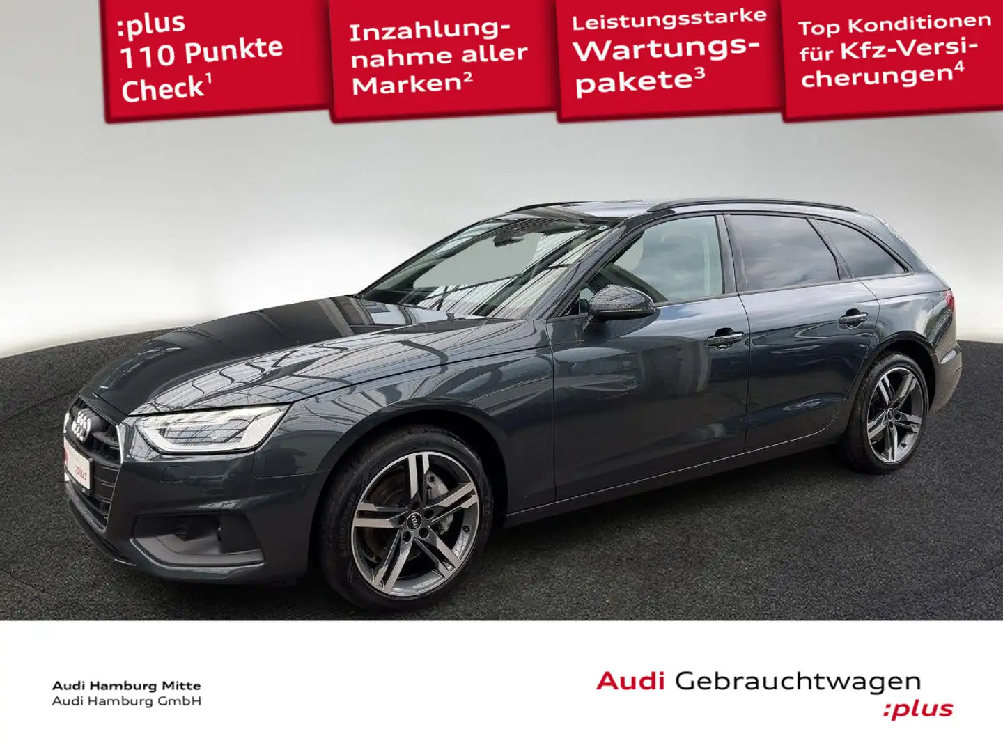 Audi A4 40 TDI S tronic Grau - 1