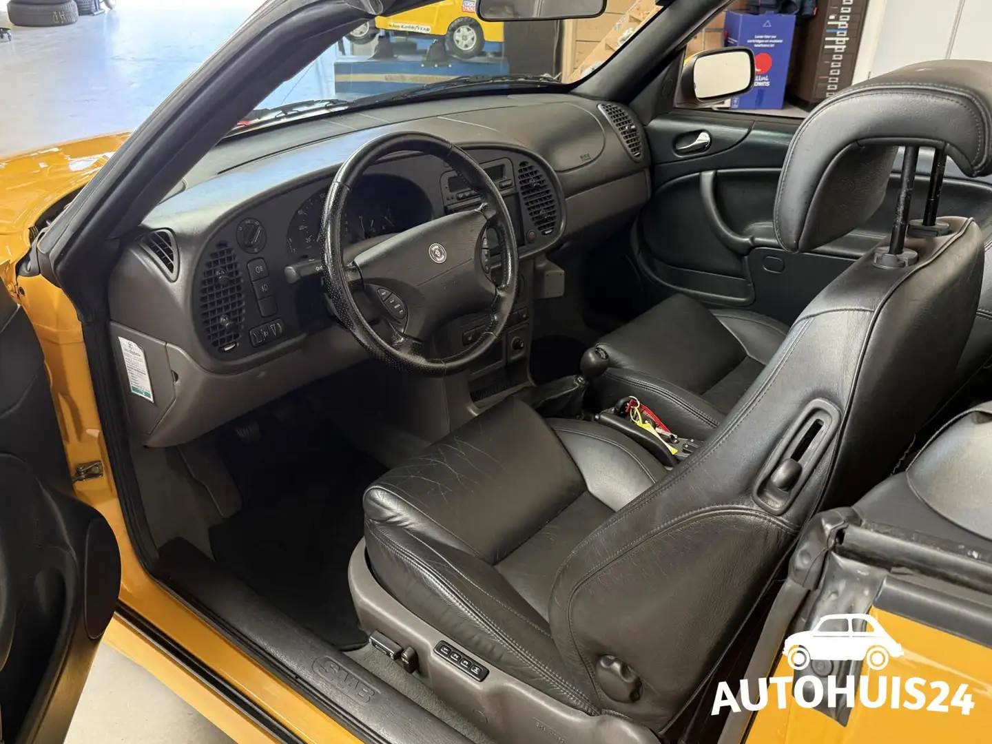 Saab 9-3 Cabrio Monte Carlo Yellow NL-AUTO! VIGGEN LOOK Giallo - 2