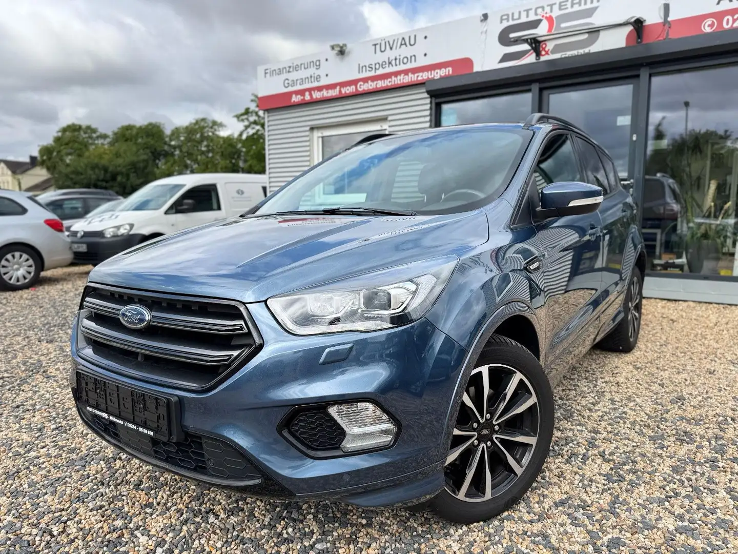 Ford Kuga ST-Line/AUTOMGE/LEDER/KLIMAA/ALU/TEMP/NAVI Blu/Azzurro - 1