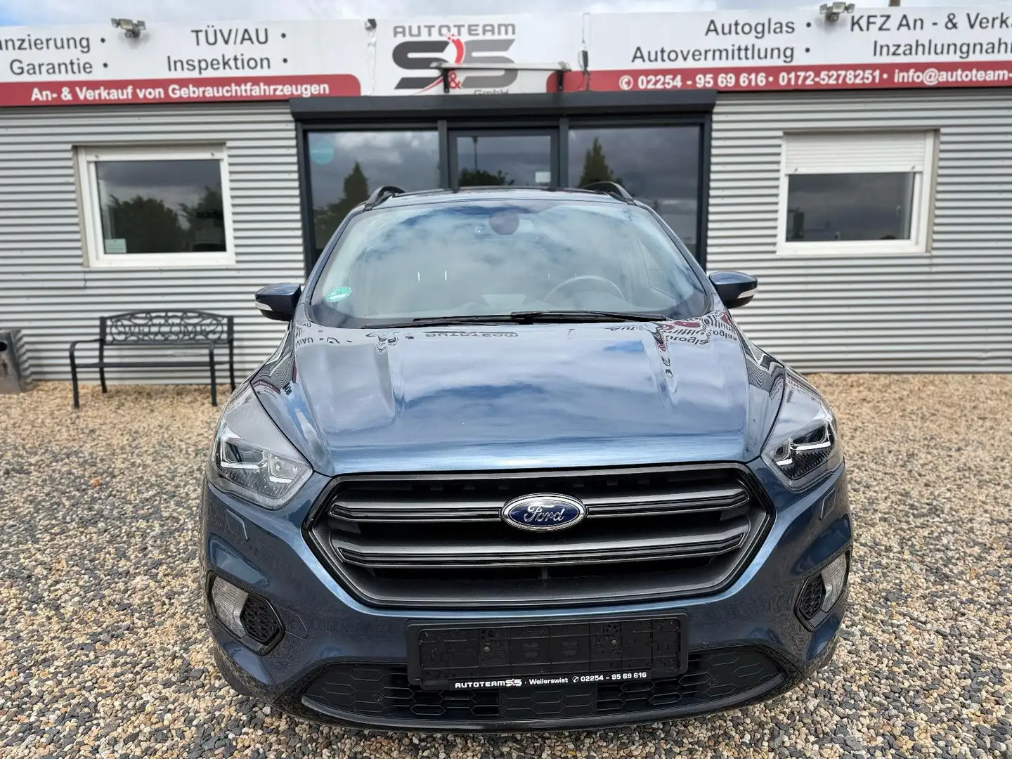Ford Kuga ST-Line/AUTOMGE/LEDER/KLIMAA/ALU/TEMP/NAVI Blu/Azzurro - 2