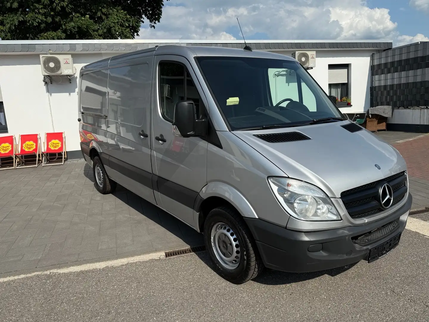 Mercedes-Benz Sprinter 313/314/316 CDI Lang LKW-Kasten Klima Euro-5 Silber - 2
