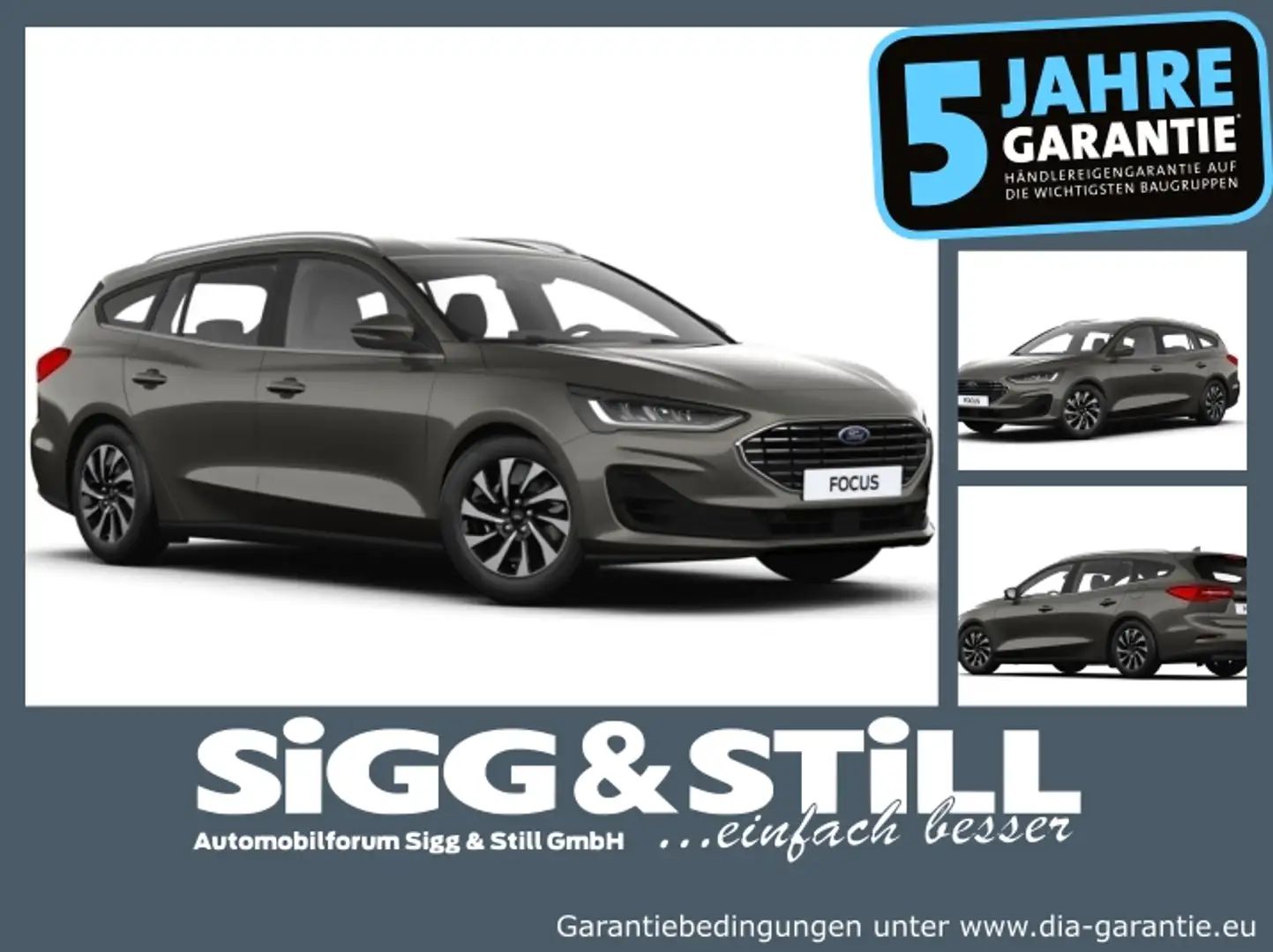 Ford Focus Turnier Titanium Edition 1.0 **NEUES MODELL** NAV* Grijs - 1