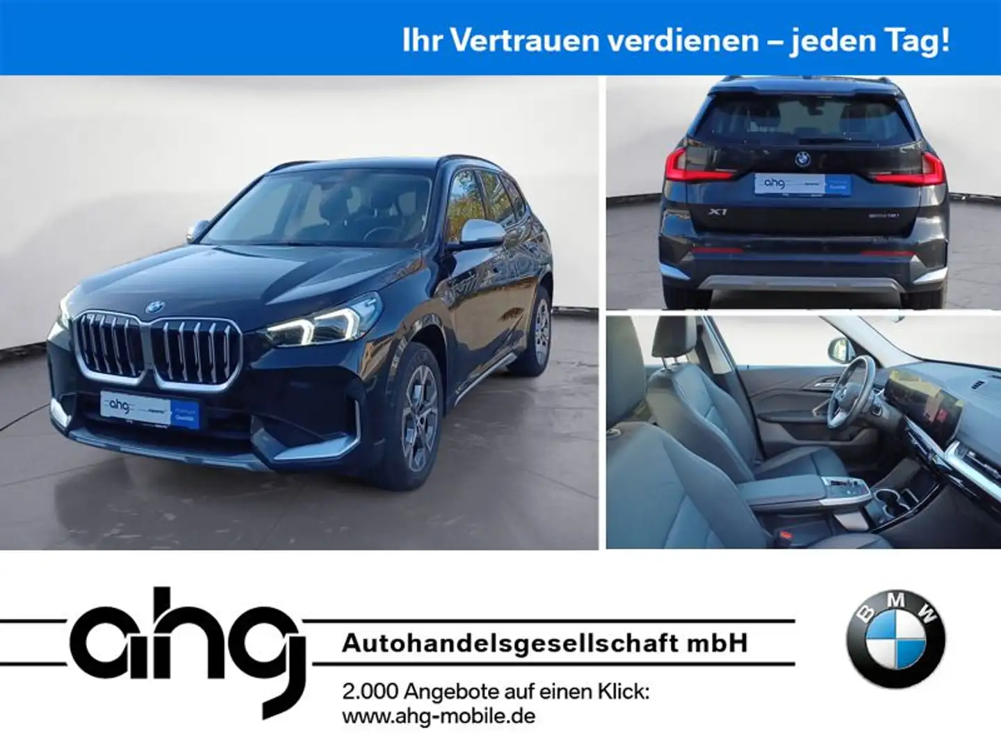 BMW X1 sDrive18i *xLine*Shadow*LED*LHZ*PDC*SHZ*DAB*N Noir - 1