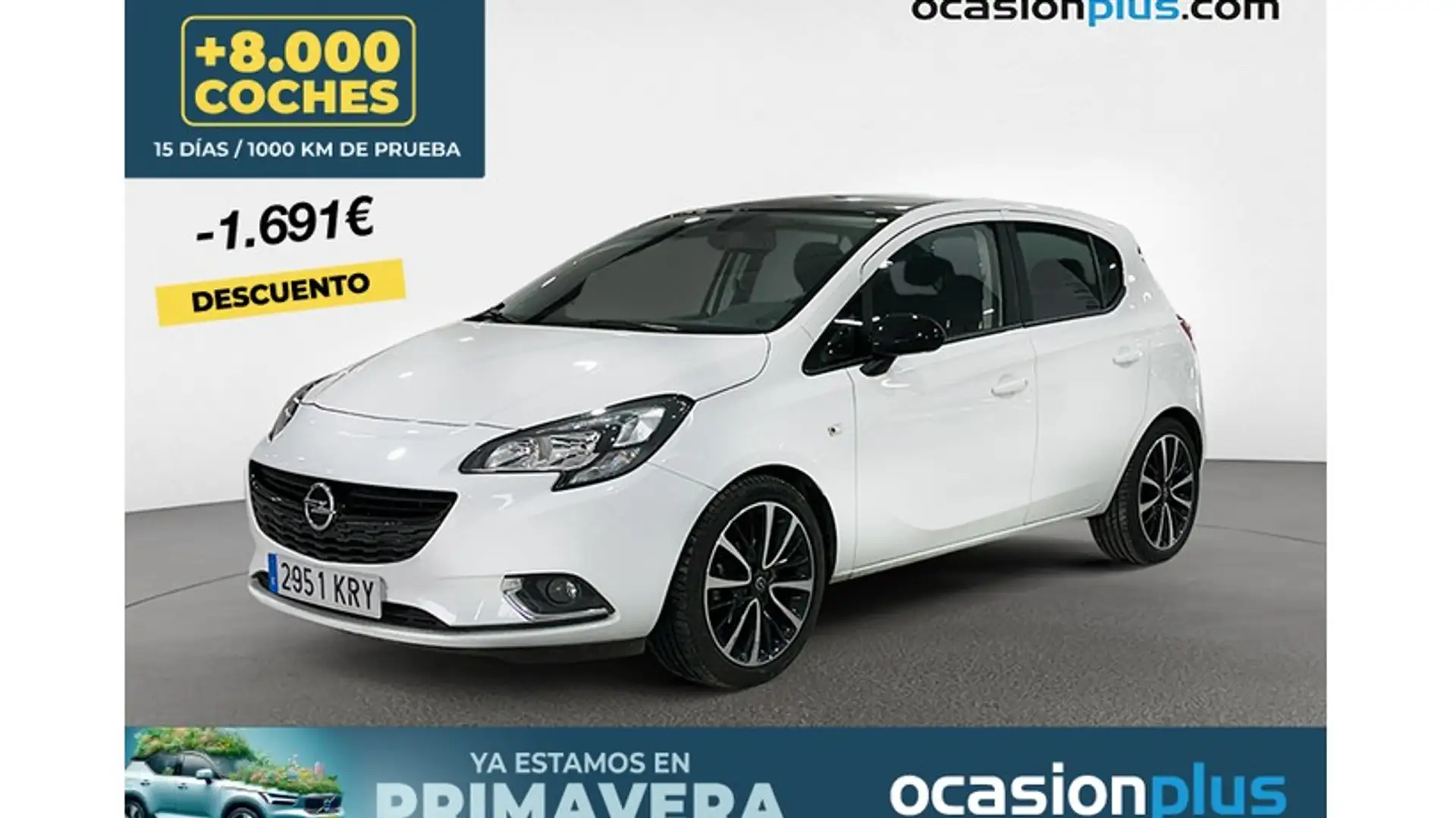 Opel Corsa 1.4 Design Line 90 Aut. Blanco - 1