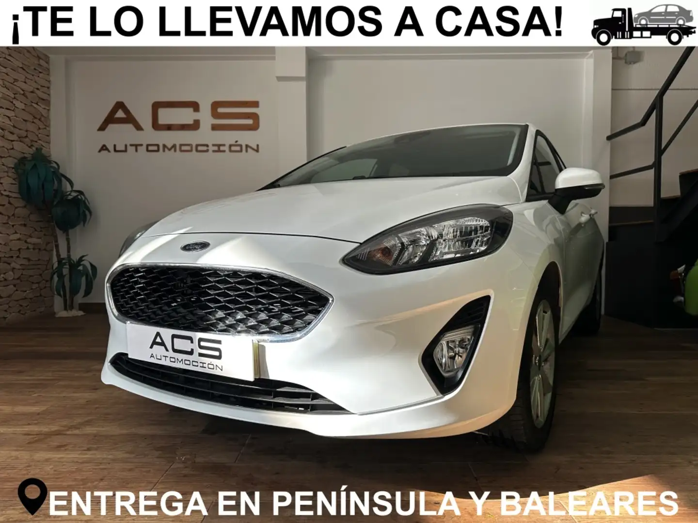 Ford Fiesta 1.0 EcoBoost Trend 100 Blanco - 1