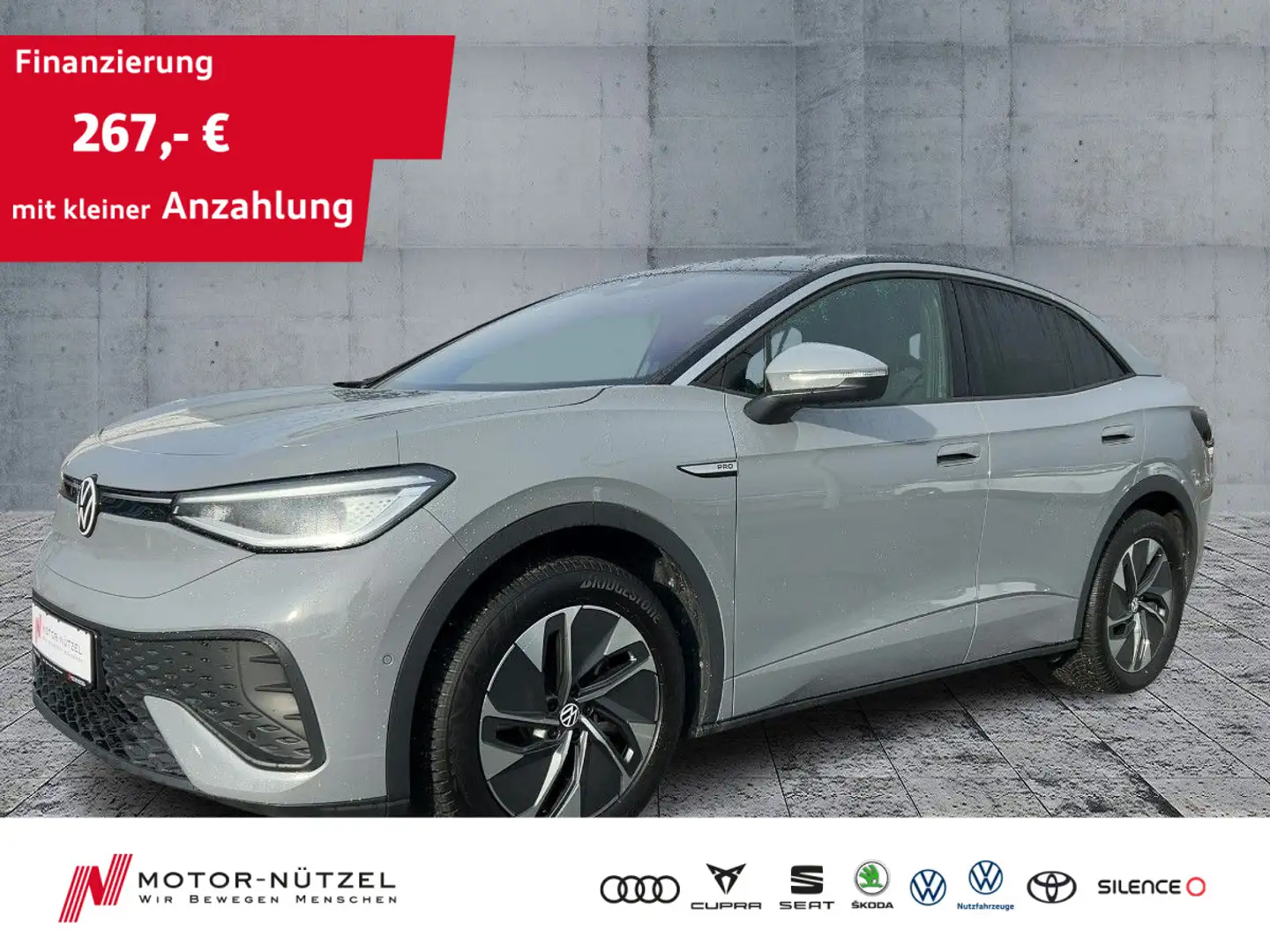 Volkswagen ID.5 128kw Pro MATRIX+NAVI+AHK+PANO+ACC+CCS+DAB Gris - 1