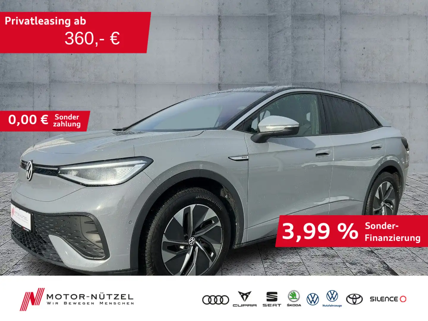 Volkswagen ID.5 128kw Pro MATRIX+NAVI+AHK+PANO+ACC+CCS+DAB Grau - 1