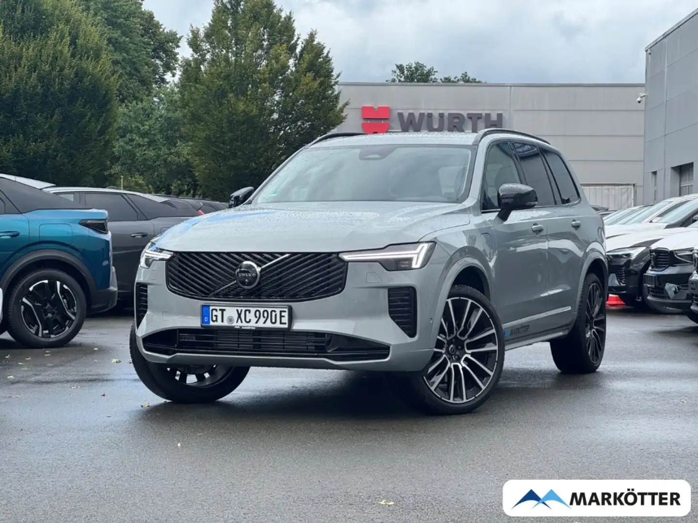 Volvo XC90 T8 AWD Plus Dark Plug-In Hybrid 7-Sitzer Grau - 1