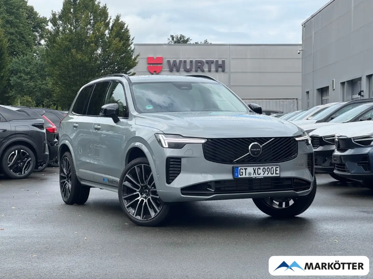 Volvo XC90 T8 AWD Plus Dark Plug-In Hybrid 7-Sitzer Grau - 2