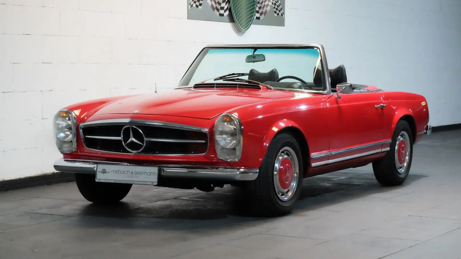 Mercedes-Benz 230 SL Pagode Sportler mit Schaltgetriebe Rouge - 1