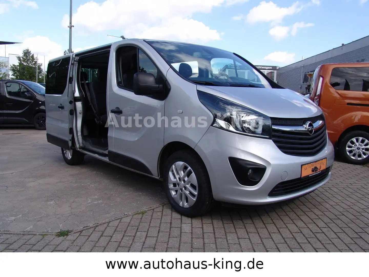 Opel Vivaro B  L1 Exklusiv-NAVI/2Schiebe.tü/8Sit/TOP Gris - 1