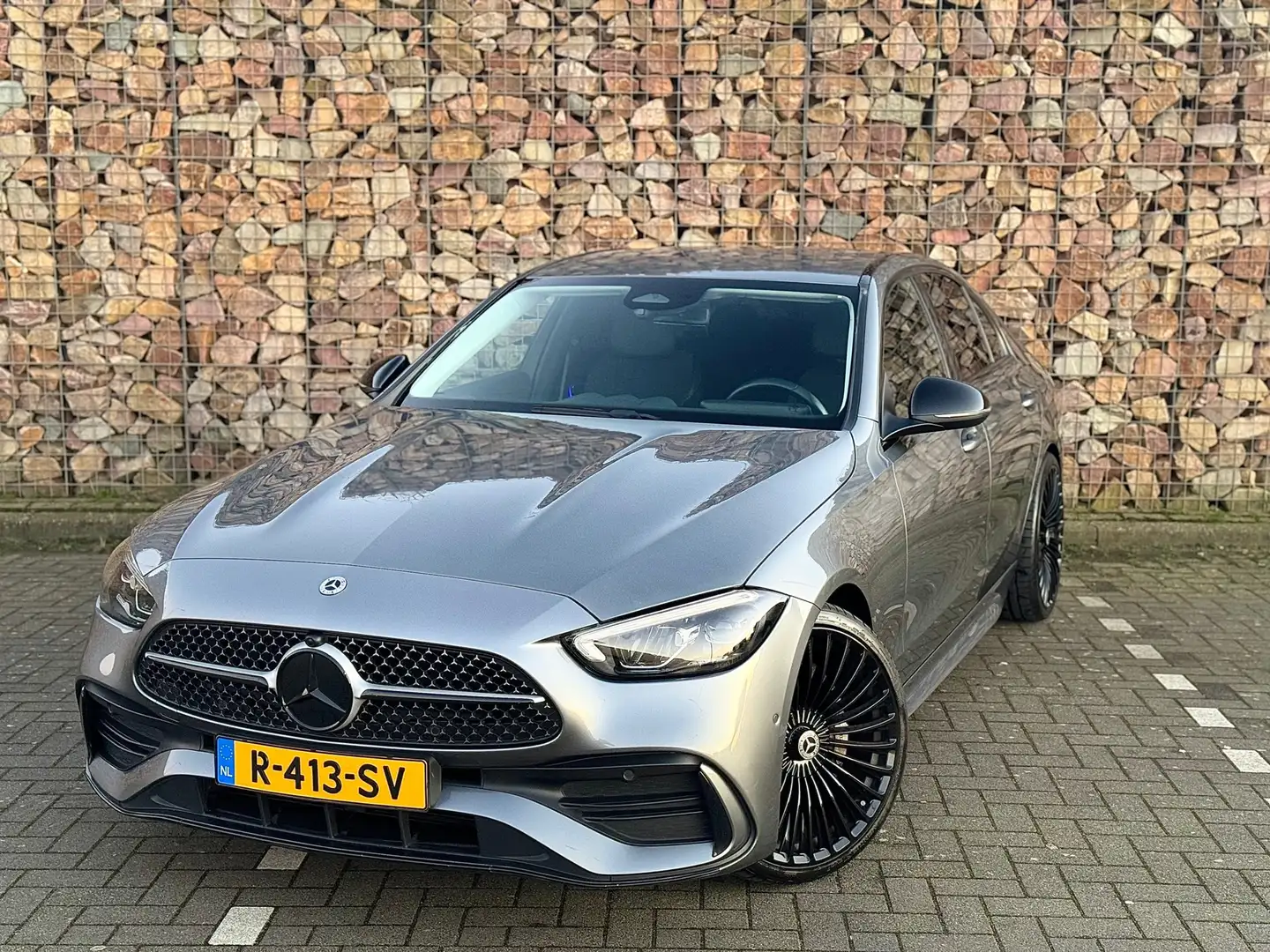Mercedes-Benz C 200 AMG Line Gris - 1