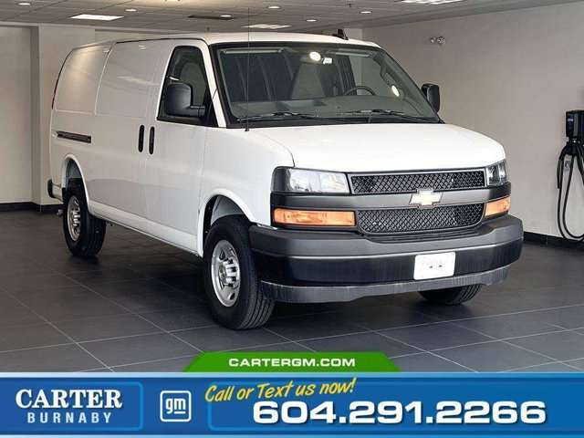 White 2025 Chevrolet Express Cargo Van Rear-Wheel Drive 8-Speed Automatic