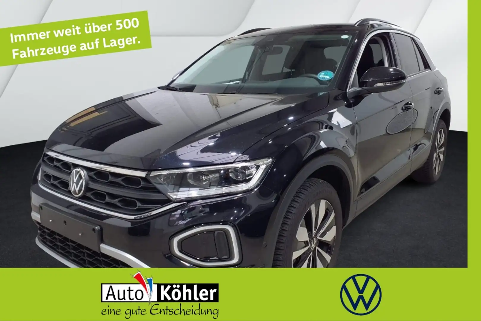 Volkswagen T-Roc GOAL TDI DSG CarPlay/Black/AHK/Virt/ACC Schwarz - 1
