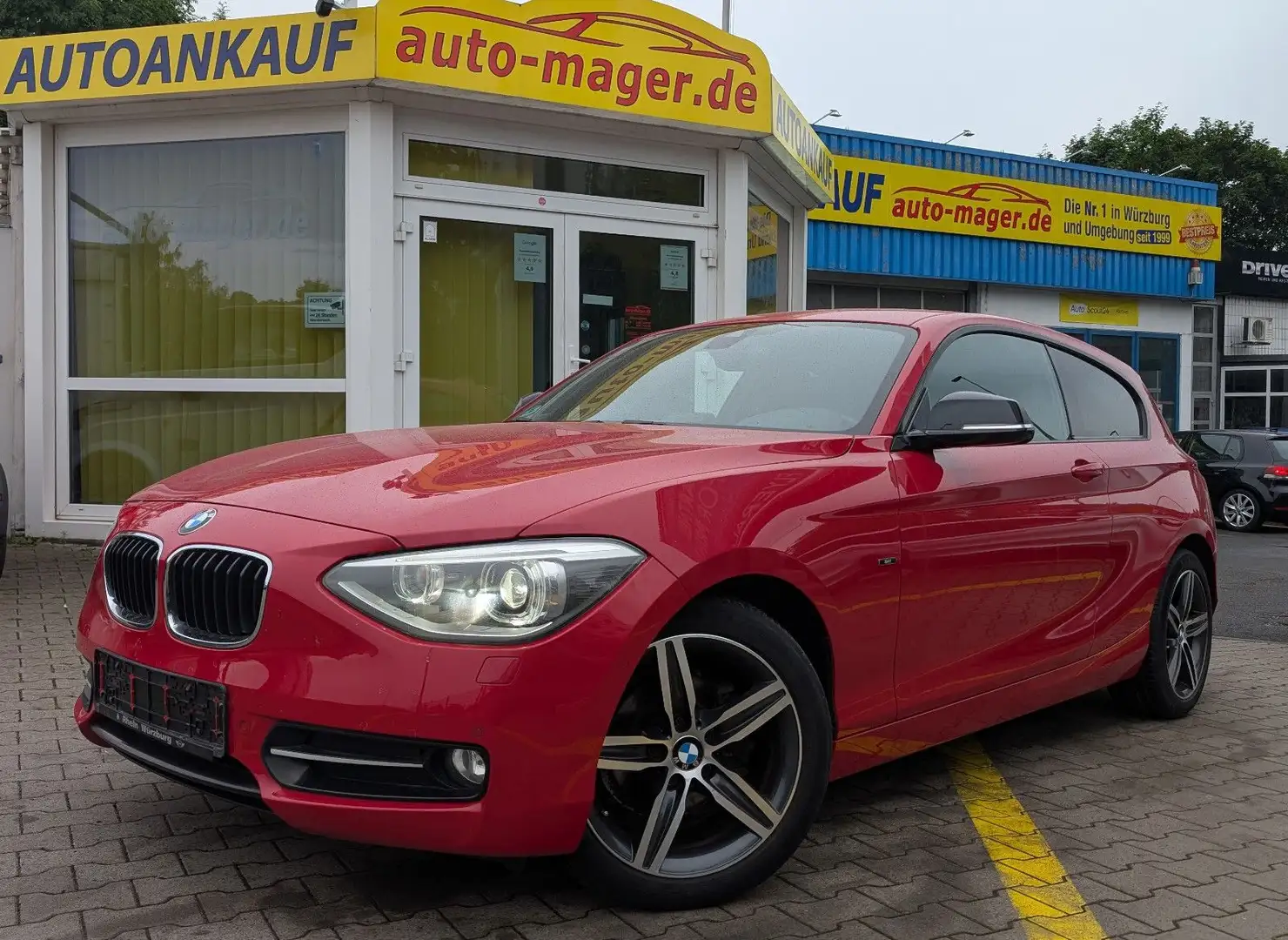 BMW 116 d*2Hd*Sport Line*Temp*BiXen*Shz*Pdc*TÜV NEU* Red - 1