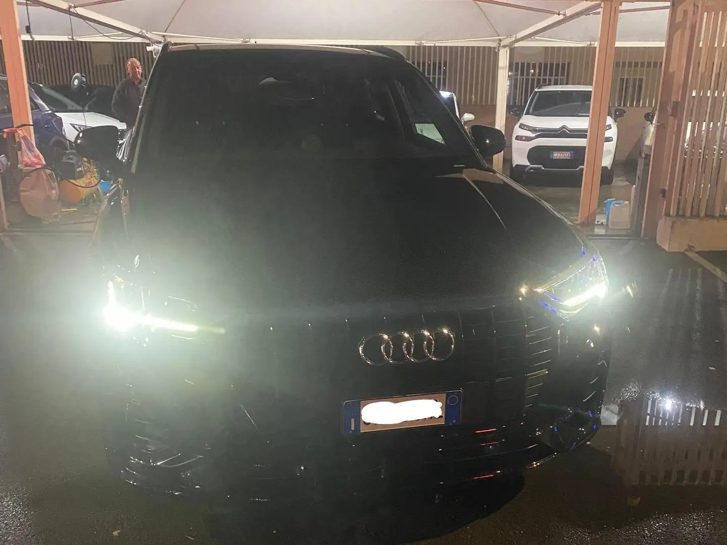 Audi Q3 Q3 35 2.0 tdi S line edition quattro s-tronic Zwart - 2