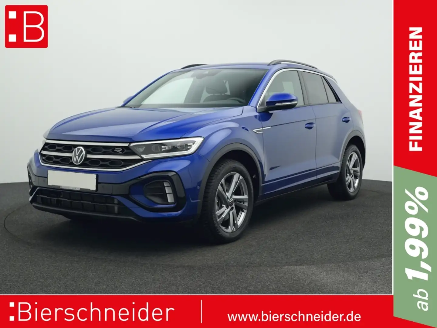 Volkswagen T-Roc 2.0 TDI DSG R-Line 5.-J.-GAR IQ-DRIVE ALU 17 Blau - 1