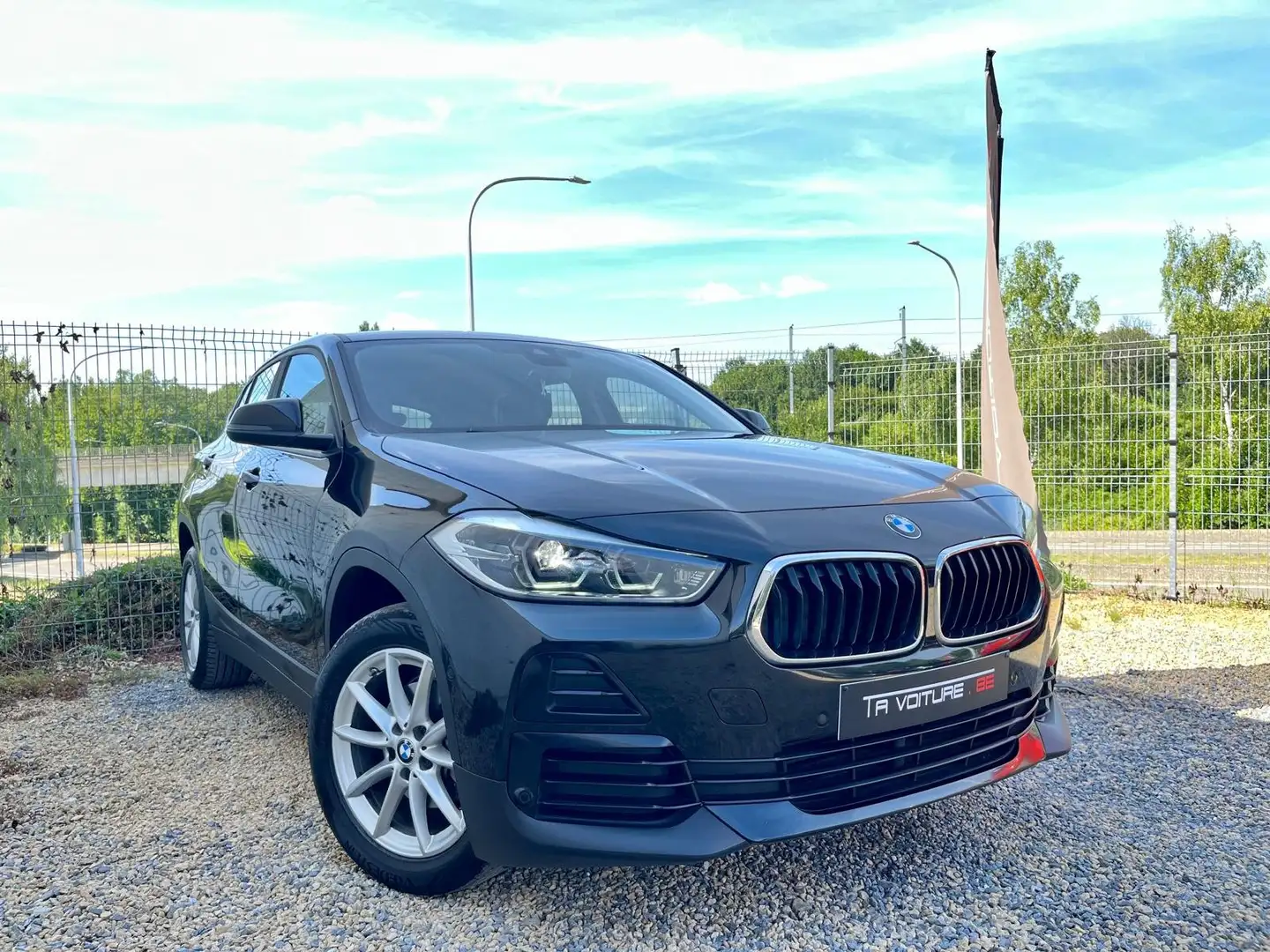 BMW X2 1.5 dA sDrive16 BOITE-AUTO/FULL-LED/CUIR/NAVI/CLIM Zwart - 1