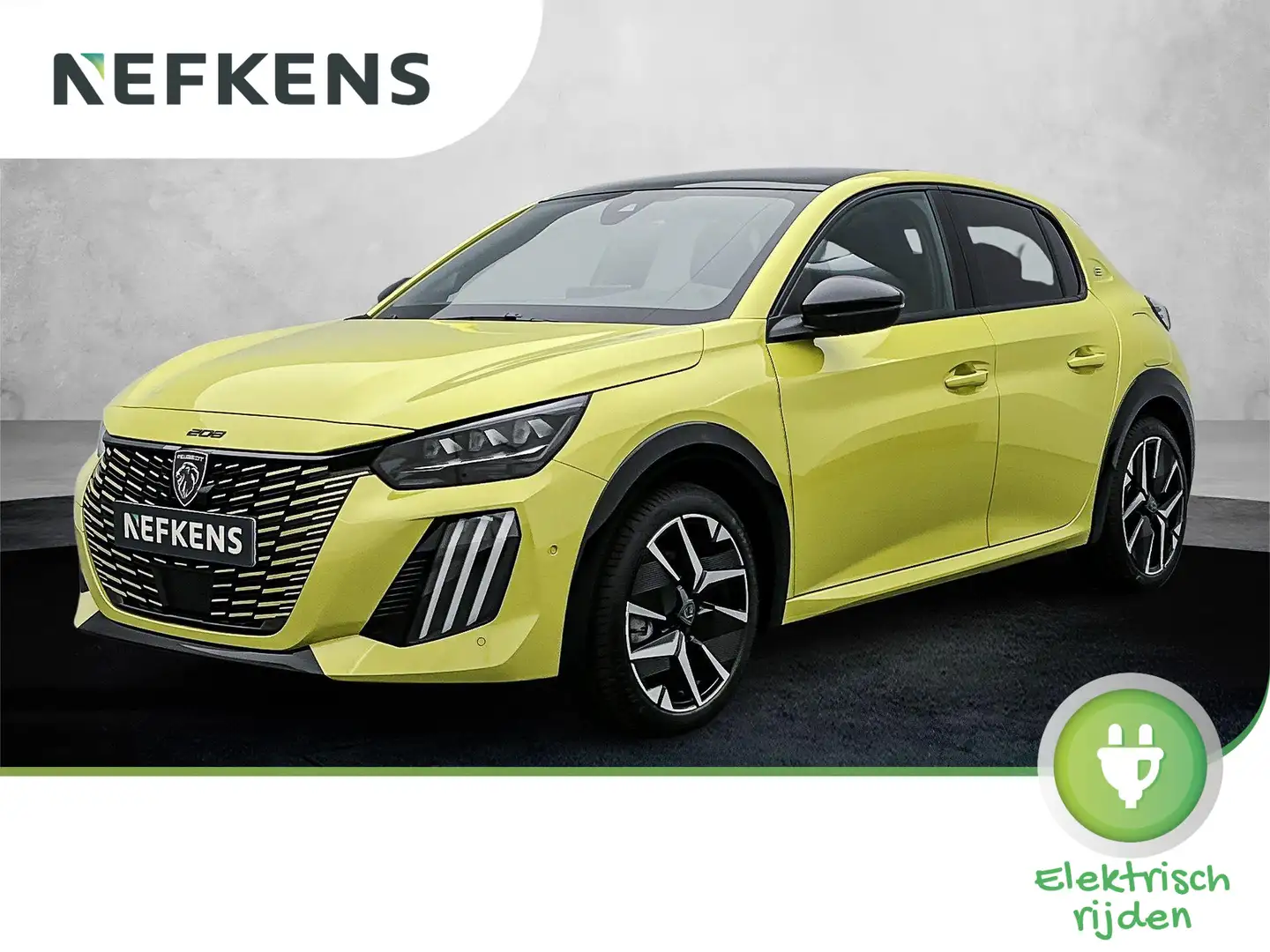 Peugeot e-208 EV GT 51 kWh 156 pk | LONG Range | Navigatie | Pan Galben - 1