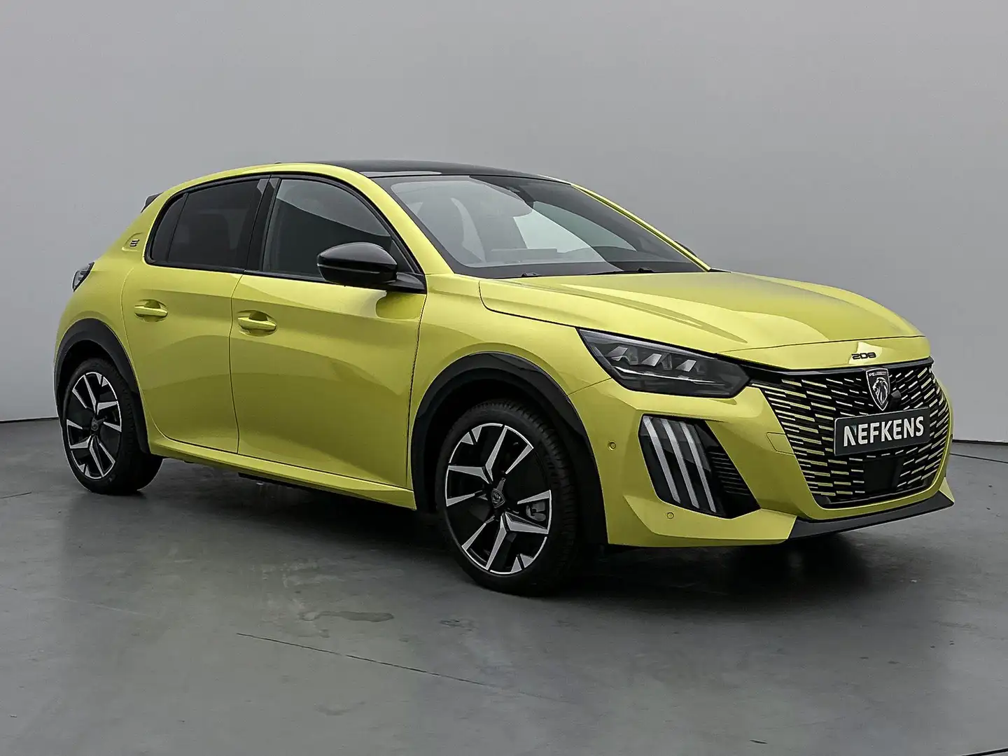 Peugeot e-208 EV GT 51 kWh 156 pk | Navigatie | Panoramadak | Ac Galben - 2