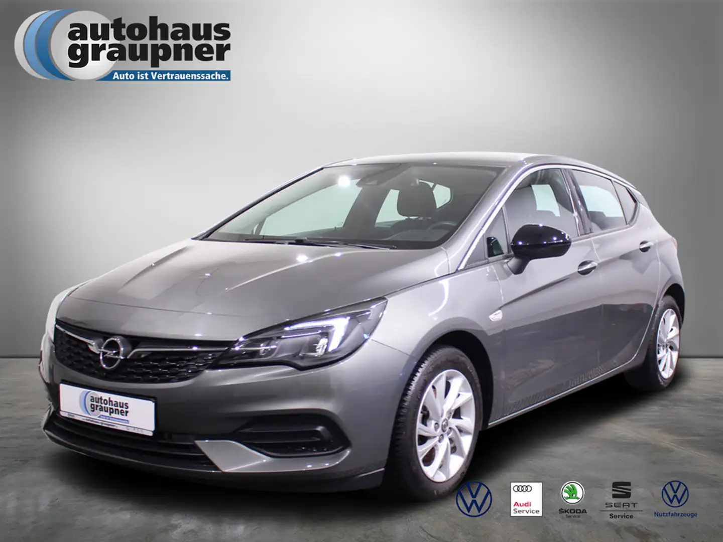 Opel Astra 1.2 Elegance KLIMA PDC KAMERA LED Grau - 1