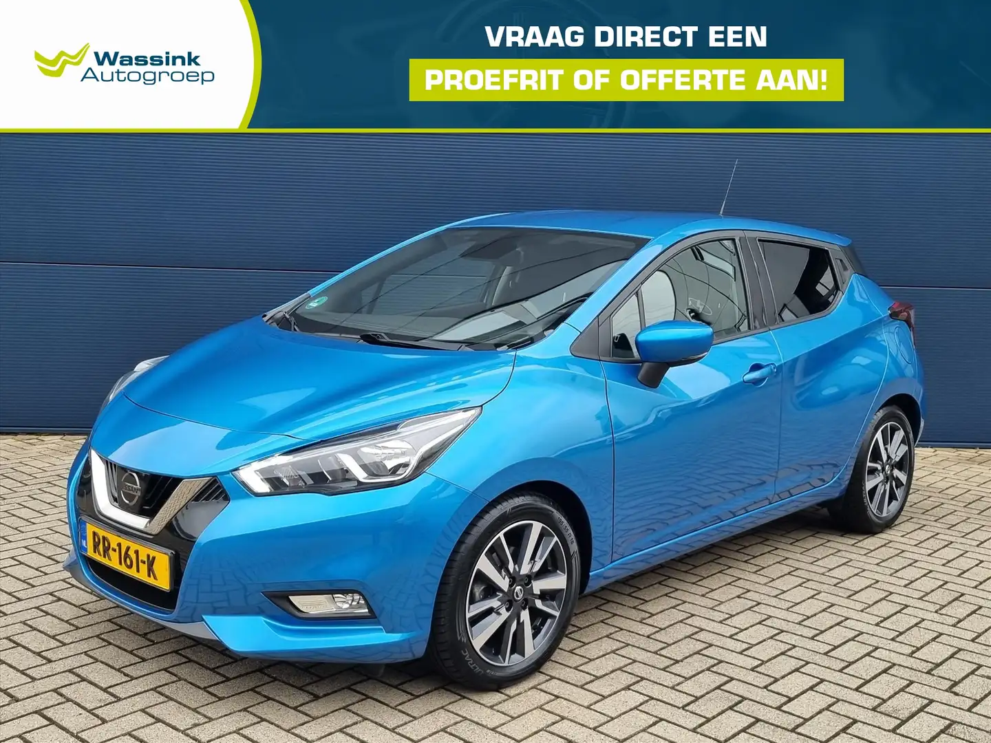 Nissan Micra 0.9 IG-T 90pk N-Connecta | Climate Control | Camer Blauw - 1