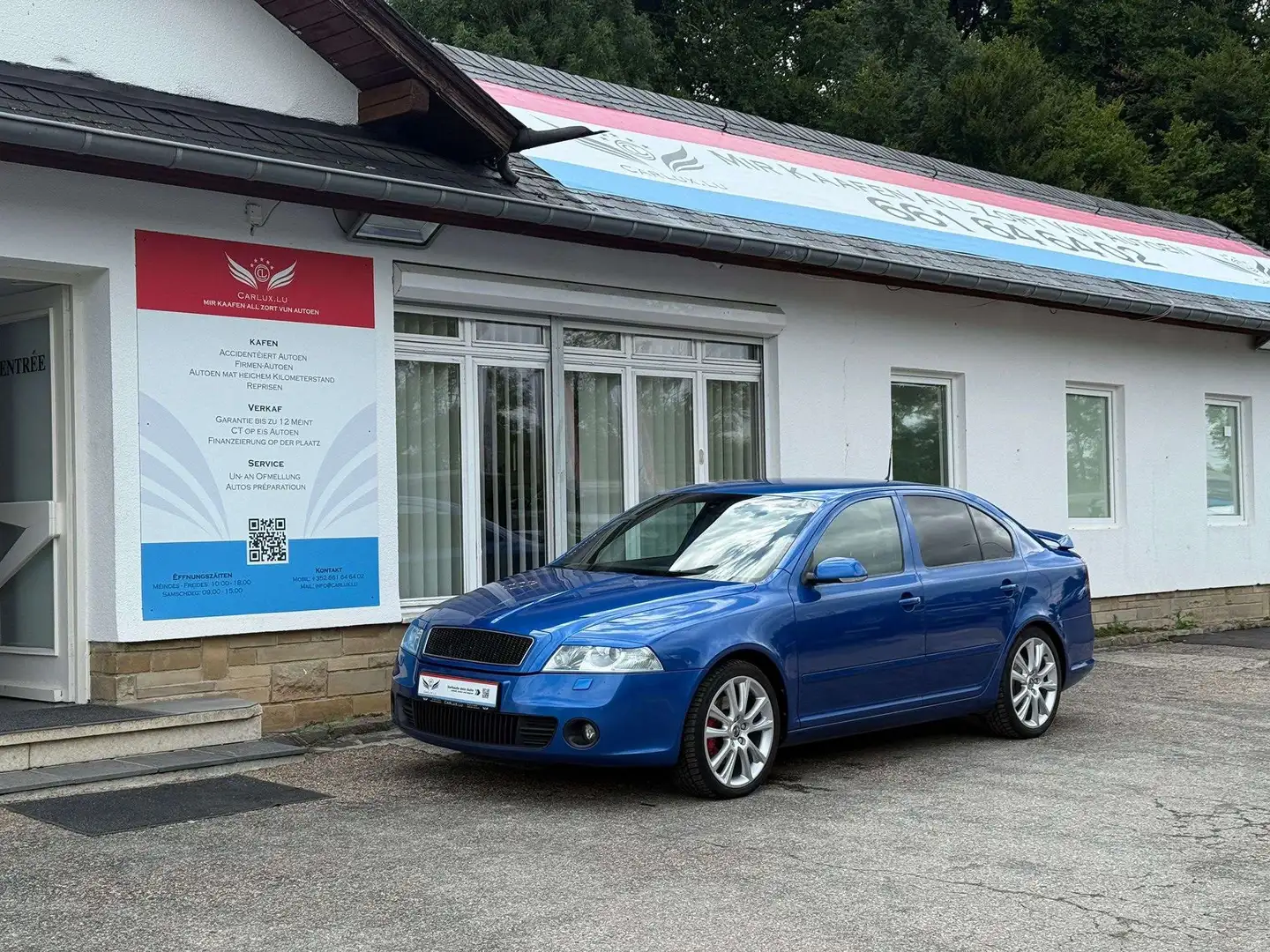 Skoda Octavia RS Blauw - 1