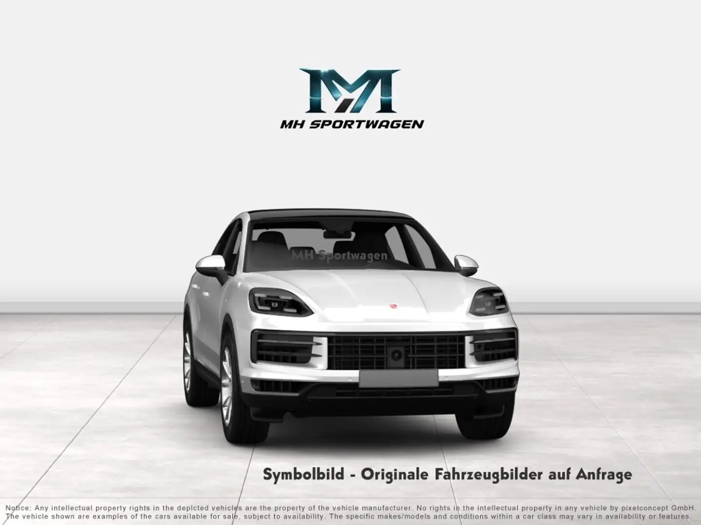 Porsche Cayenne E-Hybrid Coupé|Luftfederung|Sport Chrono Paket Weiß - 1