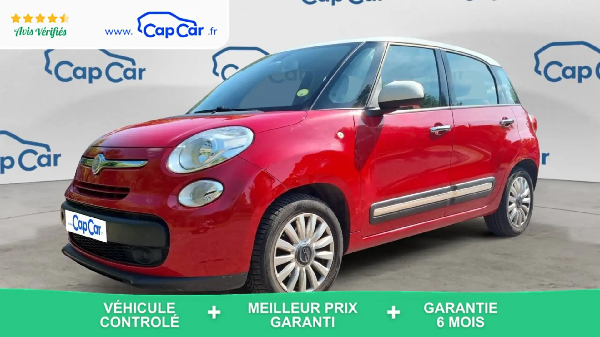 Fiat 500L 1.3 Multijet 85 Easy Rouge - 1