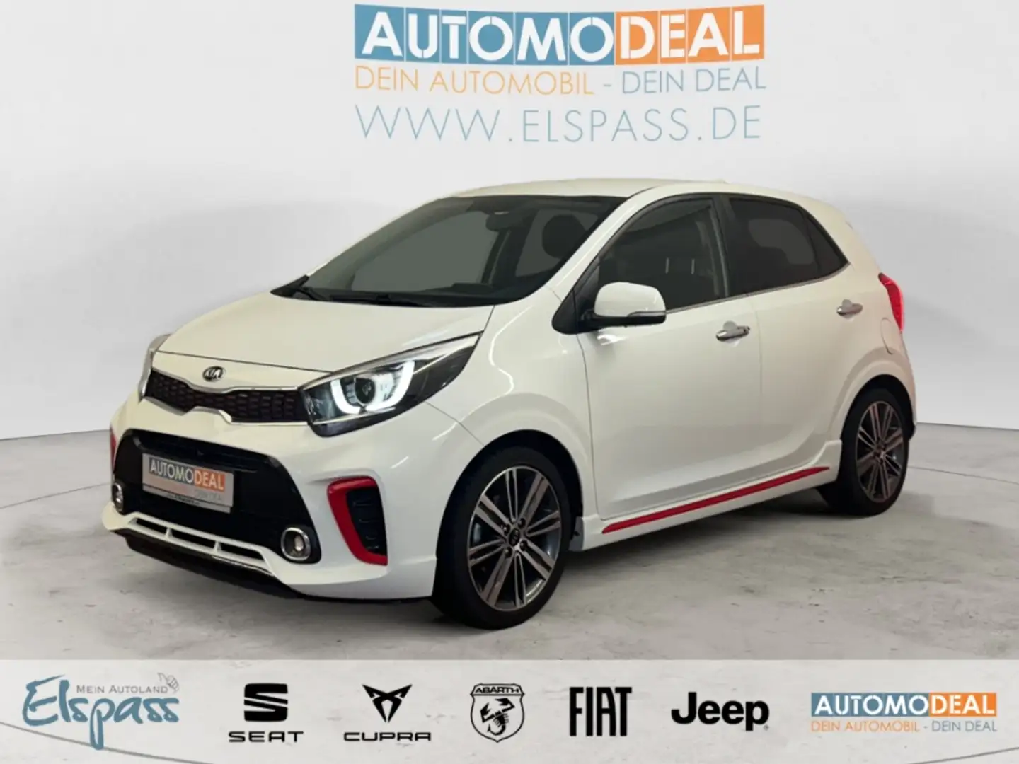 Kia Picanto GT-Line AUTOMATIK NAV KAMERA SITZ.HZG KEYLESS TEMP Weiß - 1