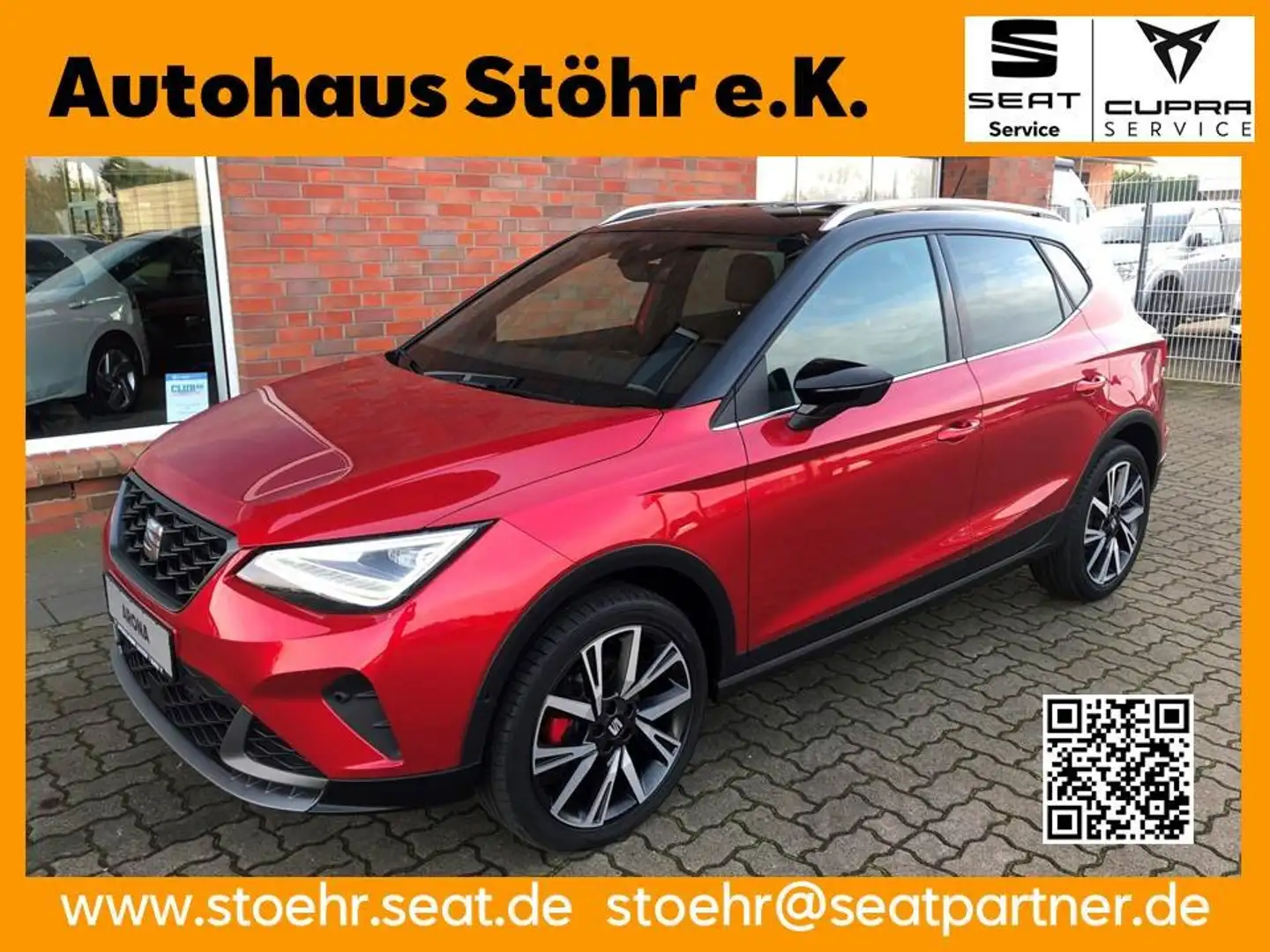 SEAT Arona FR 1.5TSI Automatik DSG Rot - 1