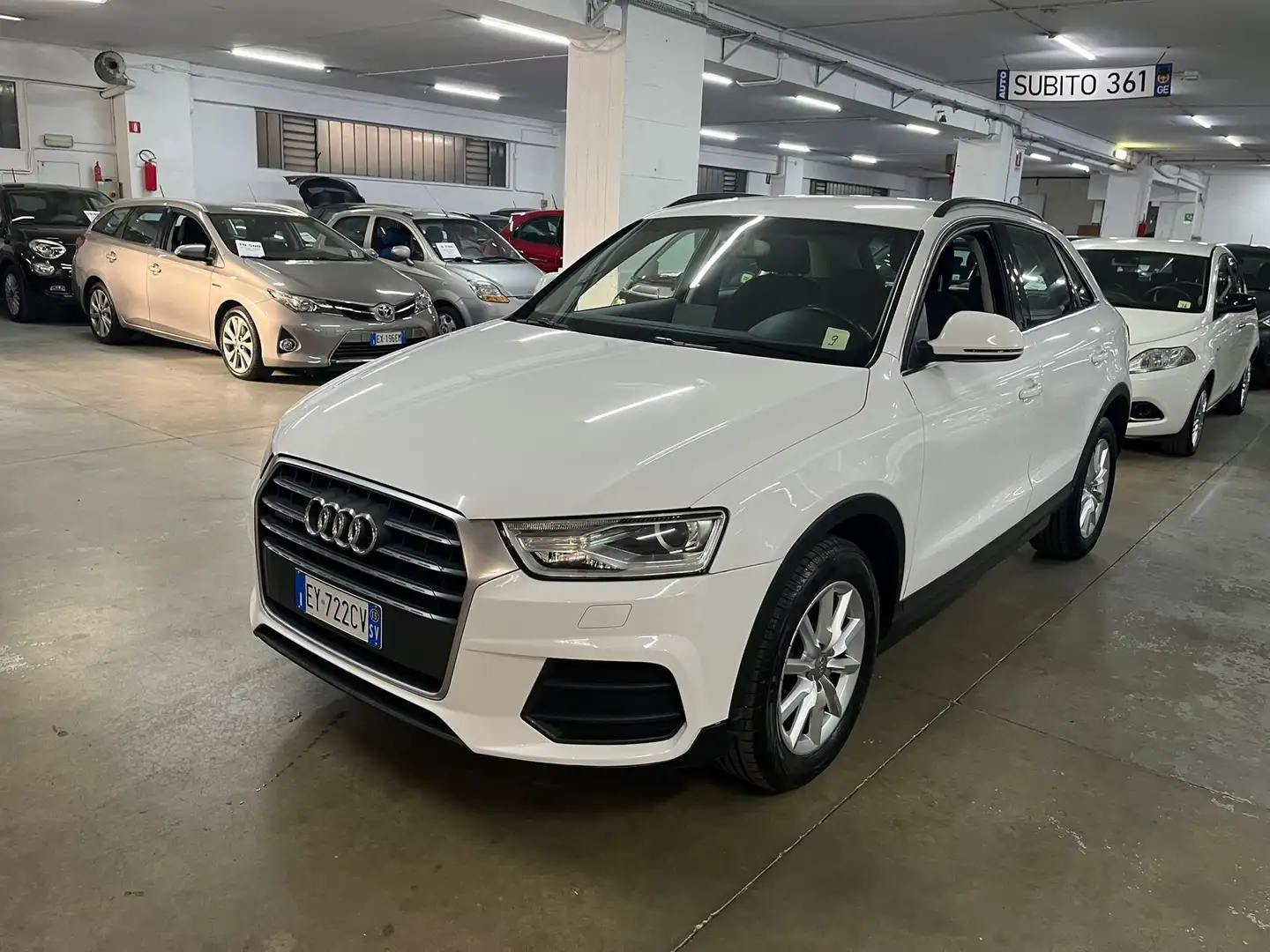 Audi Q3 2.0 Tdi quattro (4x4), S-tronic, EURO 6 Blanc - 1