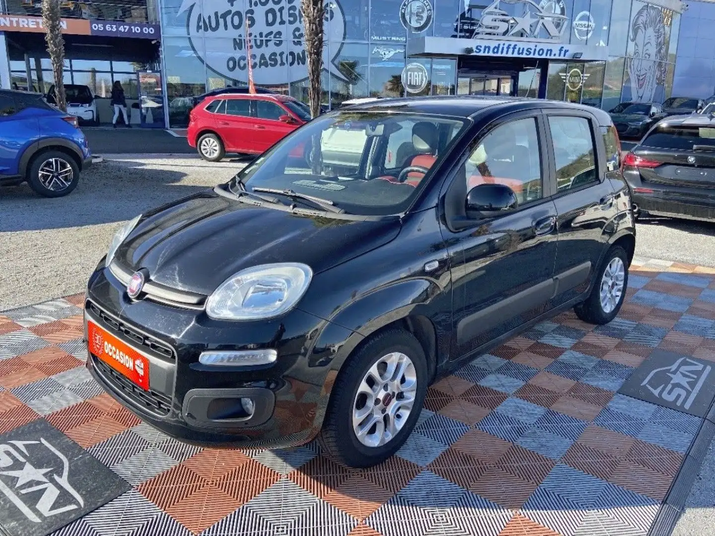 Fiat Panda 1.2 69 PACK CLIM Noir - 1