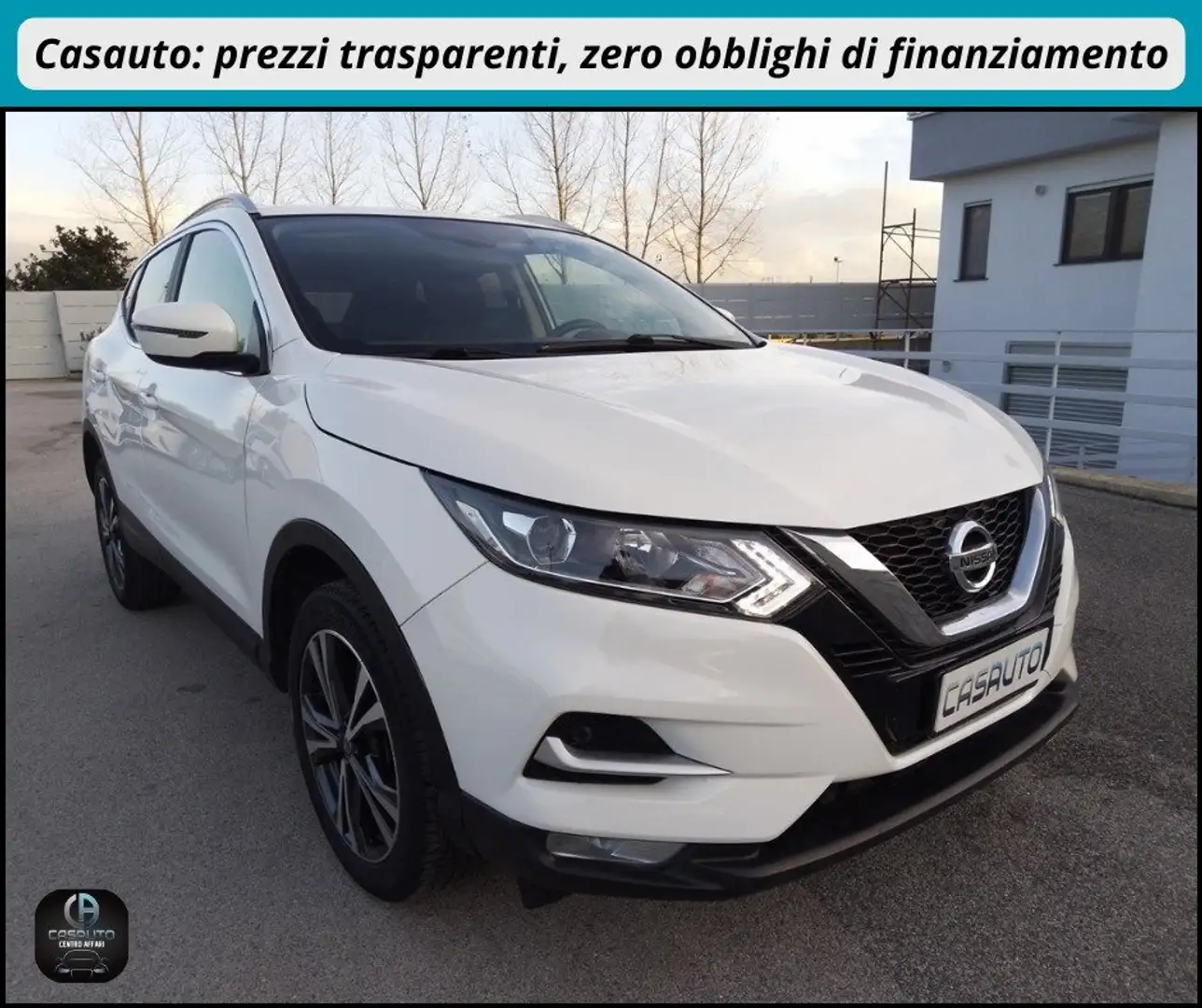 Nissan Qashqai BUSINESS 1.5 dci 115cv AUTOMAT. NAV+RETROCAM. Blanc - 1