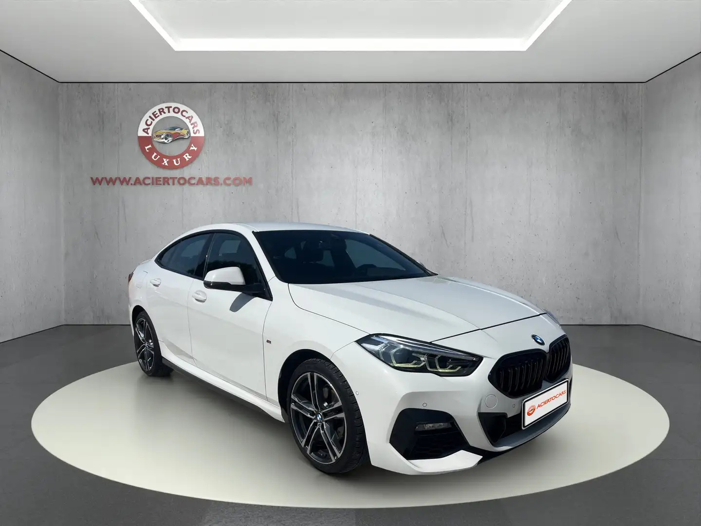 BMW 218 218d Gran Coupé Blanc - 1
