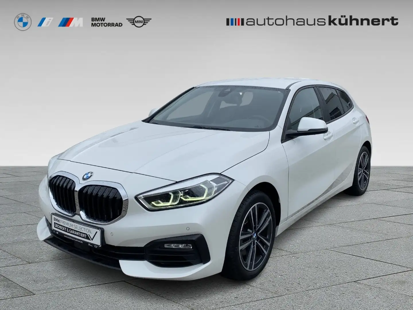 BMW 118 i Advantage LED SpurAss PDC Blanco - 1