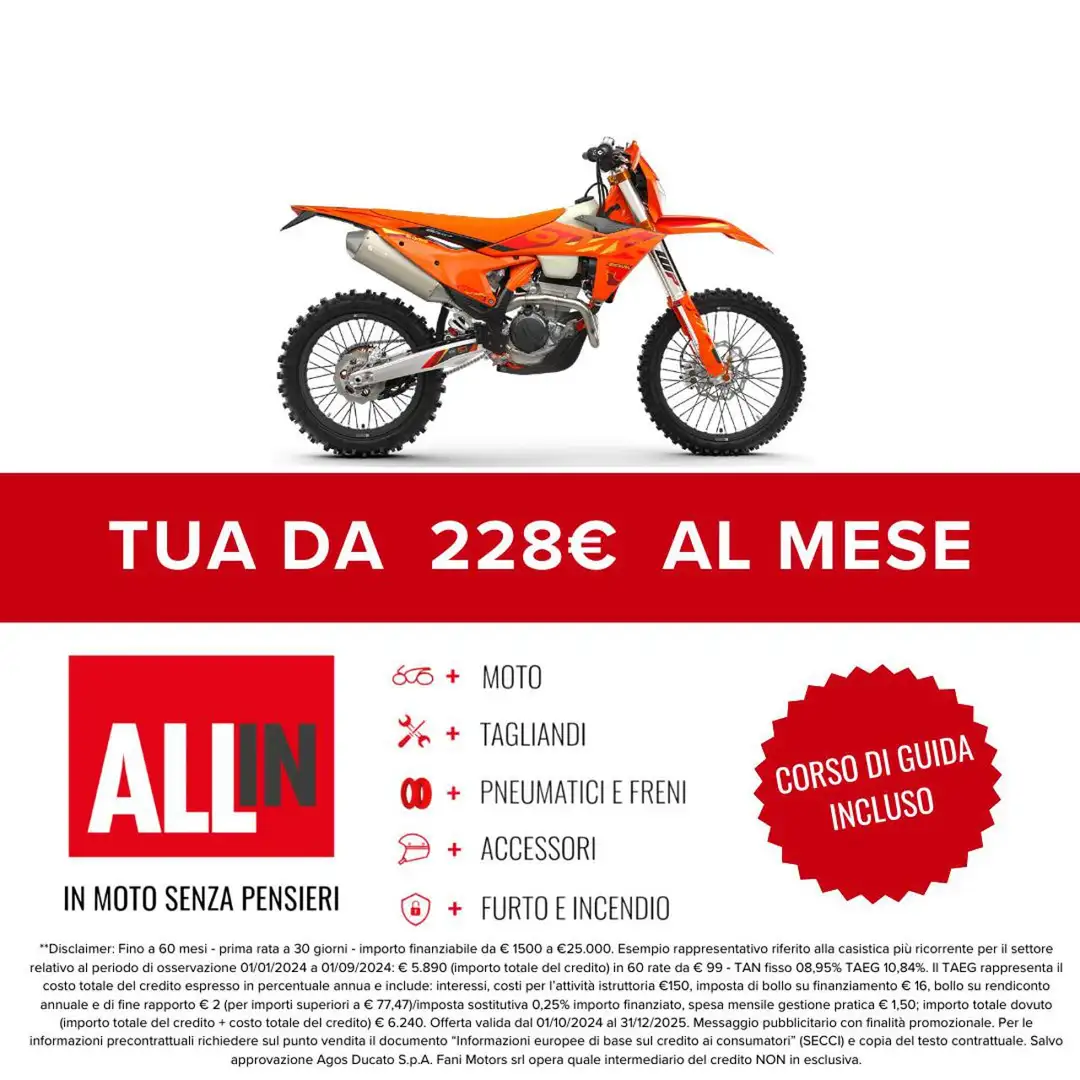 KTM 250 EXC 250 EXC-F SIX DAYS 2025 Portocaliu - 2