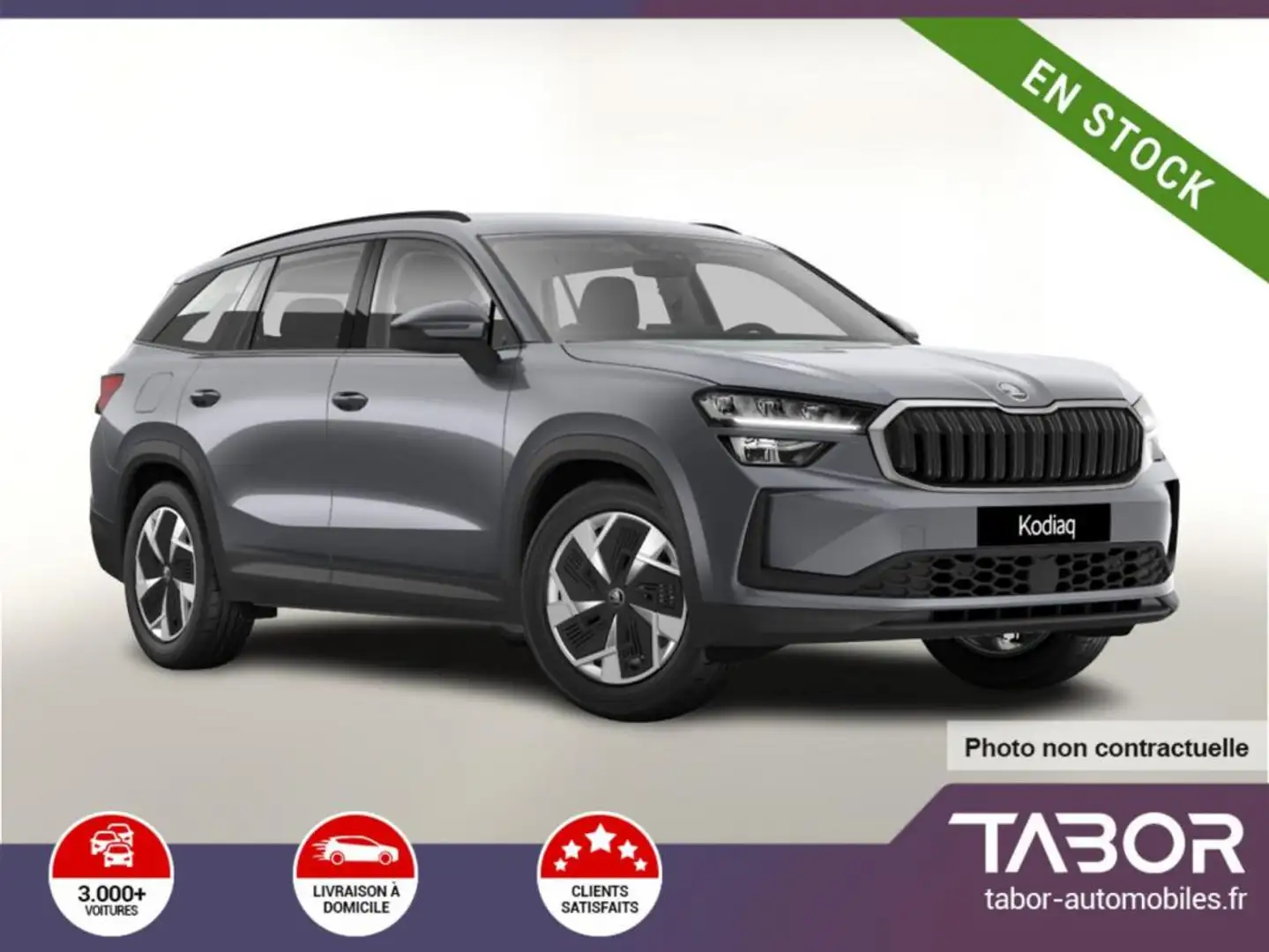 Skoda Kodiaq TDI 193 DSG 4x4 Selec 7S GPS Kessy Gris - 1