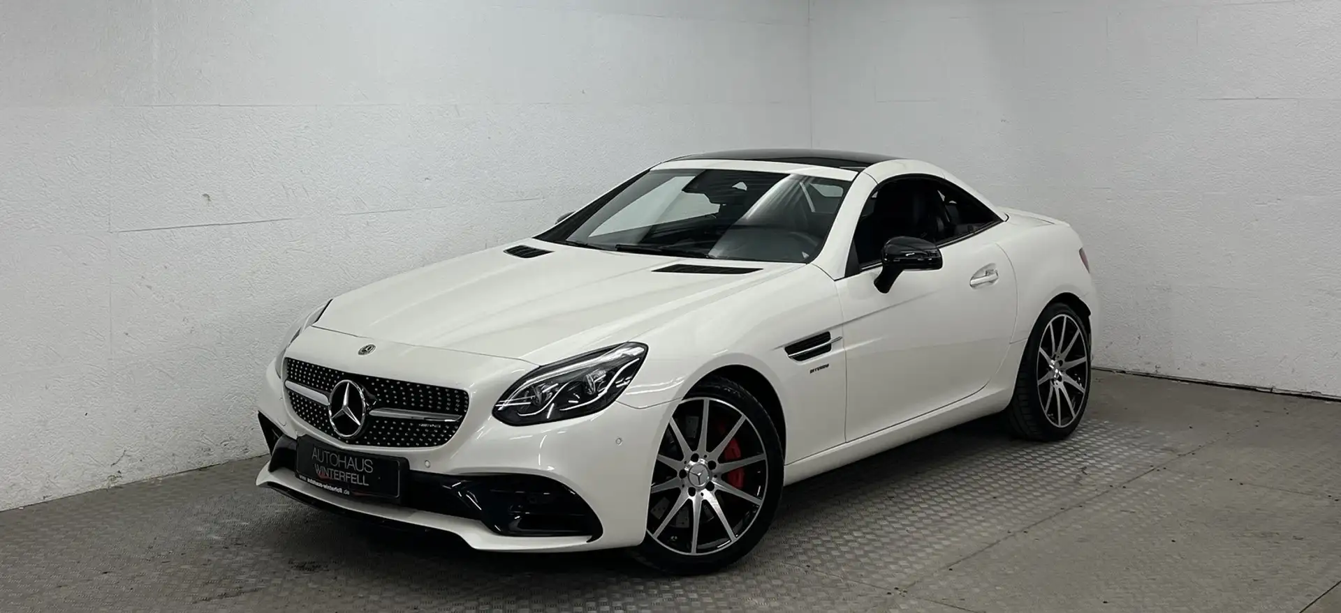 Mercedes-Benz SLC 43 AMG PERFOR CARBON KAMERA+MEMO+KEYLESS Weiß - 1