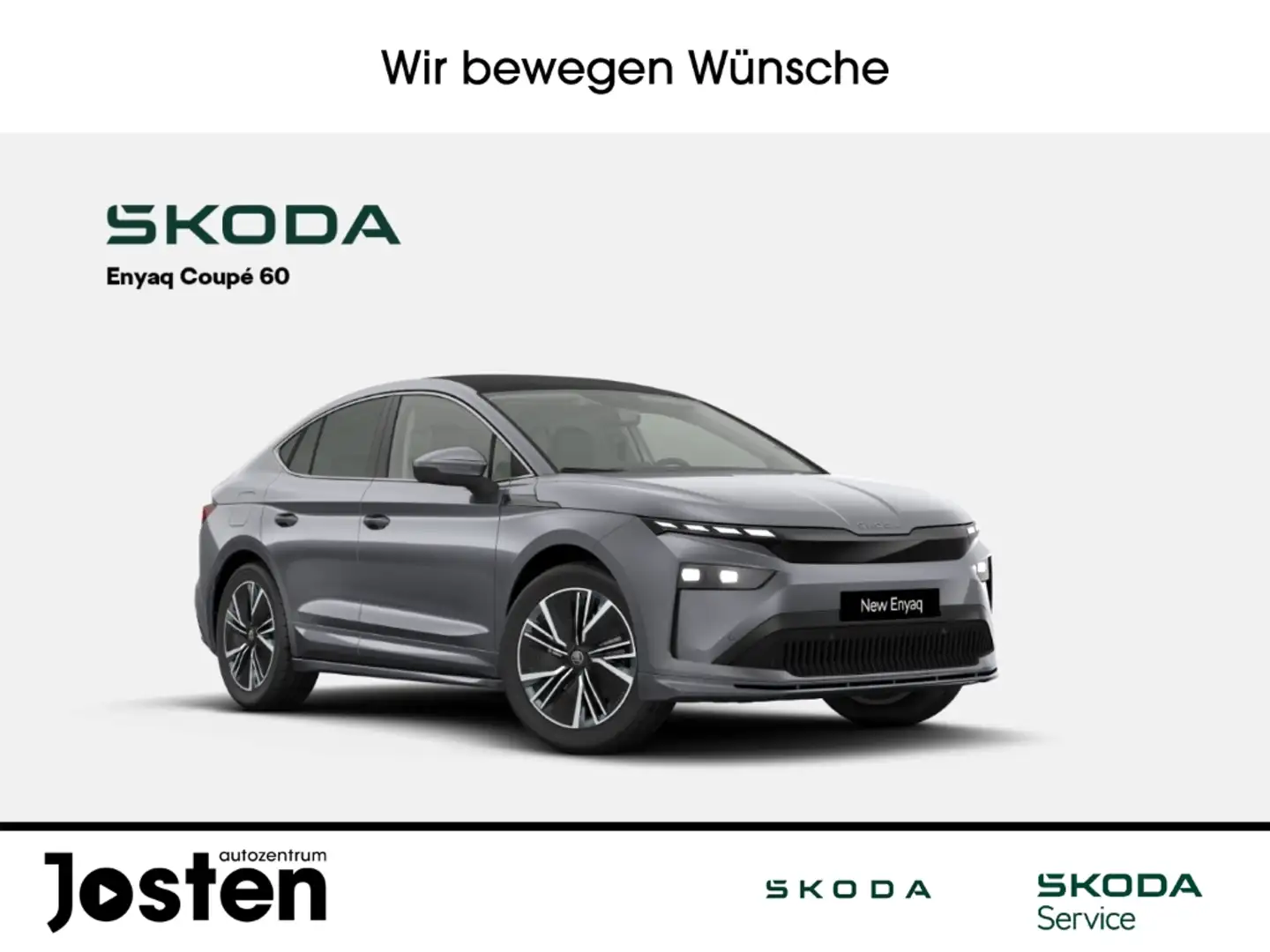 Skoda Enyaq 60 Coupe Loft AHK Plus Transport 20''-LM Grau - 1