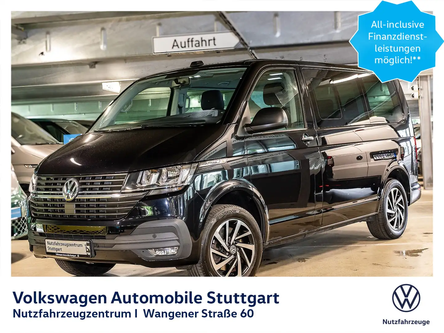 Volkswagen T6.1 Multivan Trendline DSG 2.0 TDI Euro 6d TEMP Zwart - 1