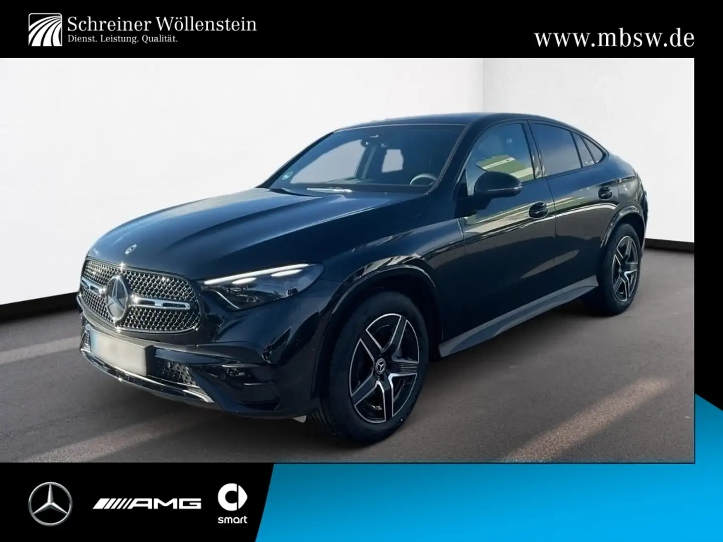 Mercedes-Benz GLC 300 d 4M C AMG*Night*AHK*Pano*Dig-Light*Dist Schwarz - 1