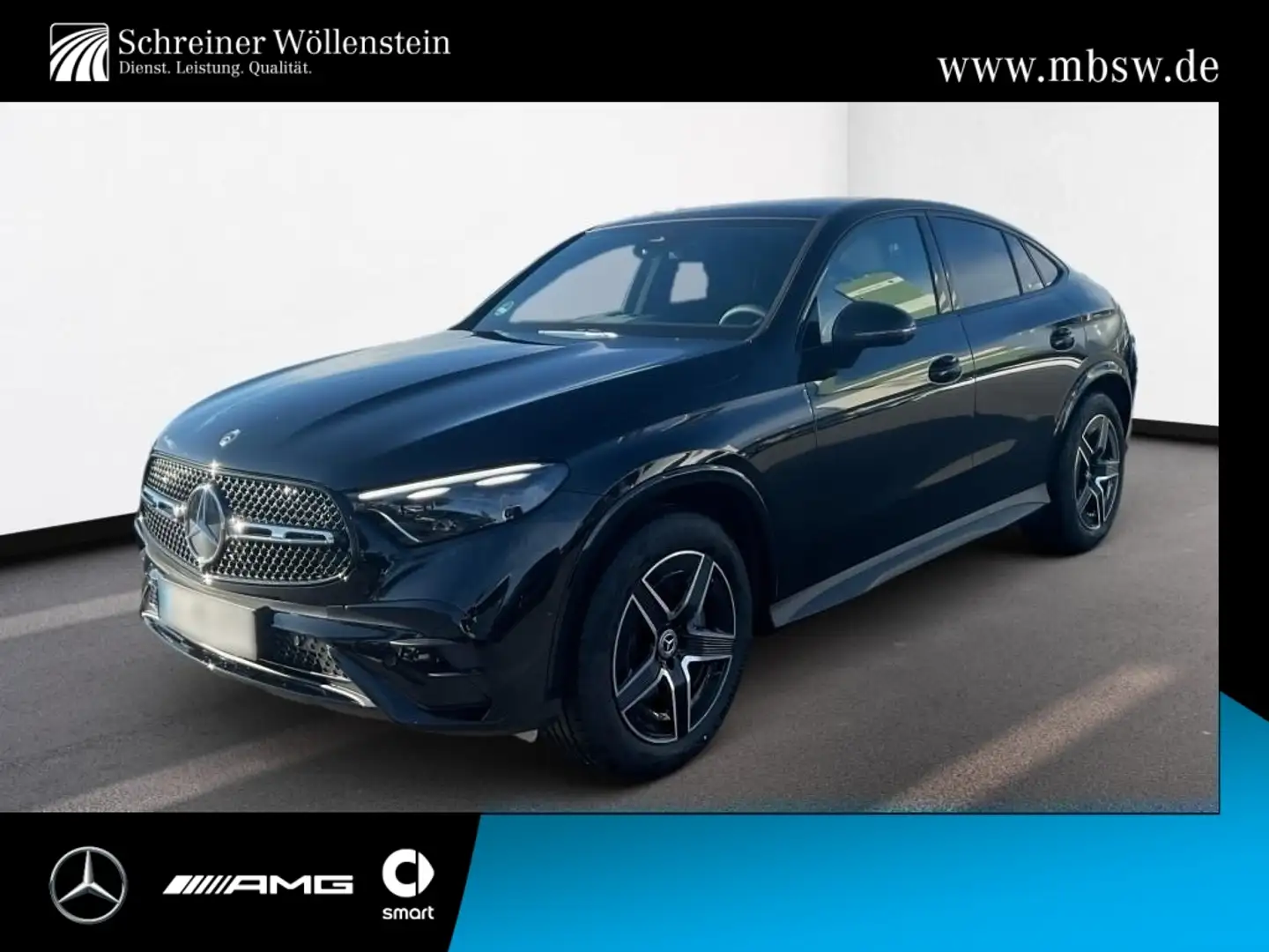 Mercedes-Benz GLC 300 d 4M C AMG*Night*AHK*Pano*Dig-Light*Dist Schwarz - 1