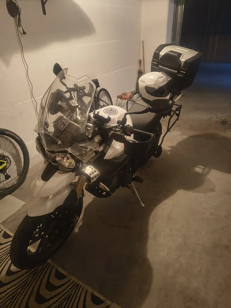 Triumph Tiger 800 Blanc - 2