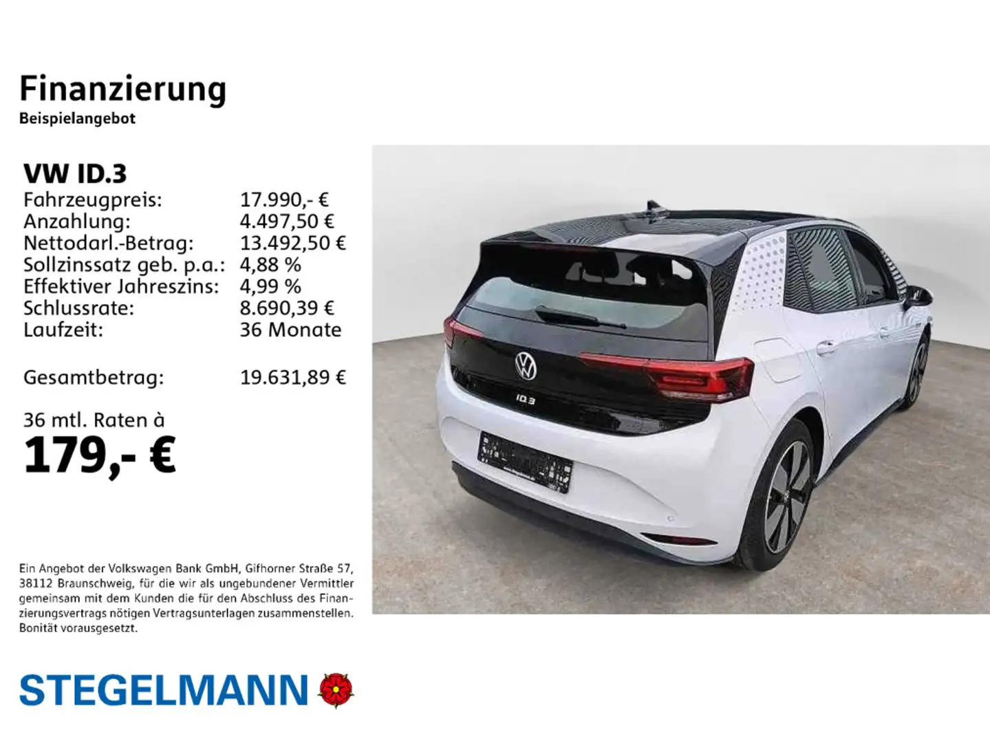 Volkswagen ID.3 Pure 110kW/45kWh *LED*Navi*Sitzheizung* Weiß - 2