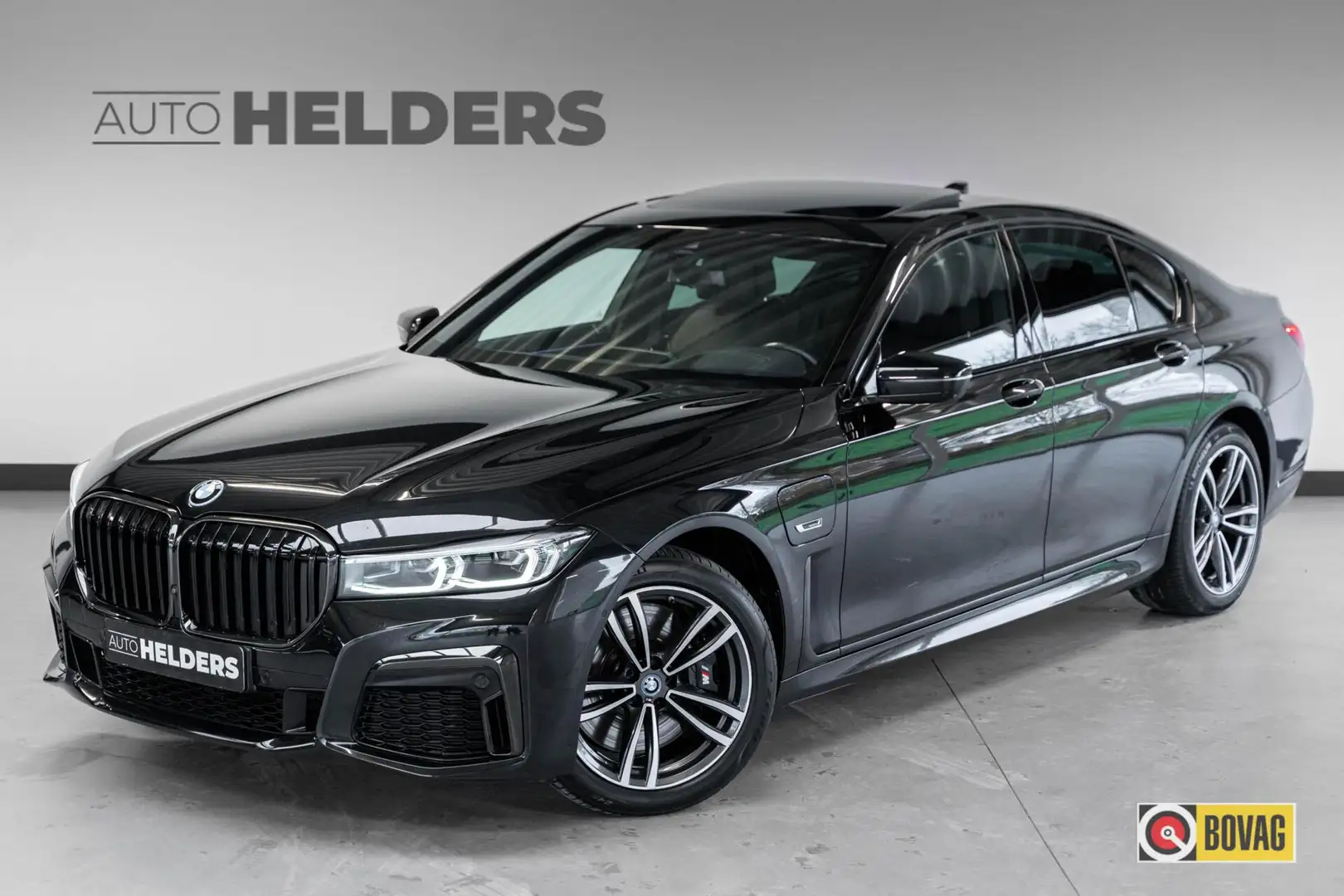 BMW 745 7-serie 745e M Pano 360° Bruin Leder Shadowline Black - 1