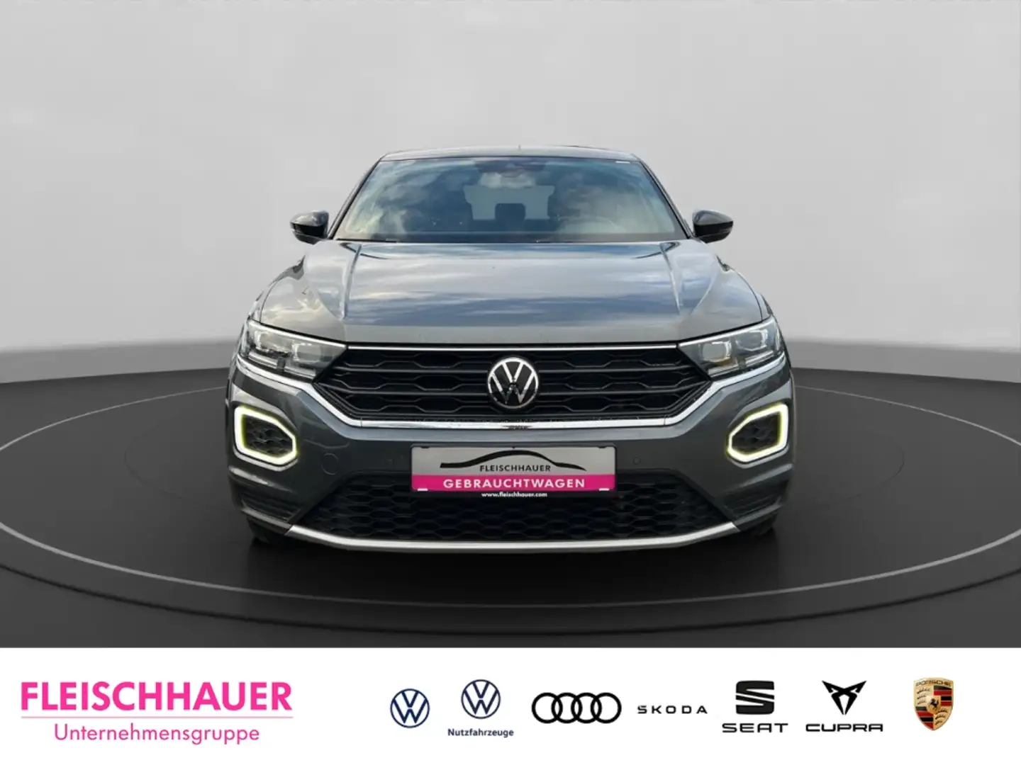 Volkswagen T-Roc Sport 4Motion 2.0 DSG+STDHZ+SHZ+NAVI+AHK Grau - 2