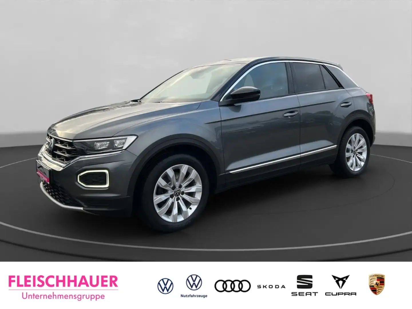 Volkswagen T-Roc Sport 4Motion 2.0 DSG+STDHZ+SHZ+NAVI+AHK Grau - 1